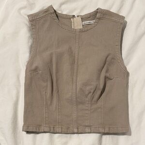 Abercrombie & Fitch Women's Denim Shell Top